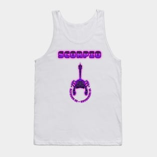 Scorpio 8b Purple Tank Top